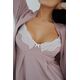 Ночная рубашка для беременных и кормящих мам Soft&Lace, аметист, 25202, Мамин Дом, Размер: XS фото 3